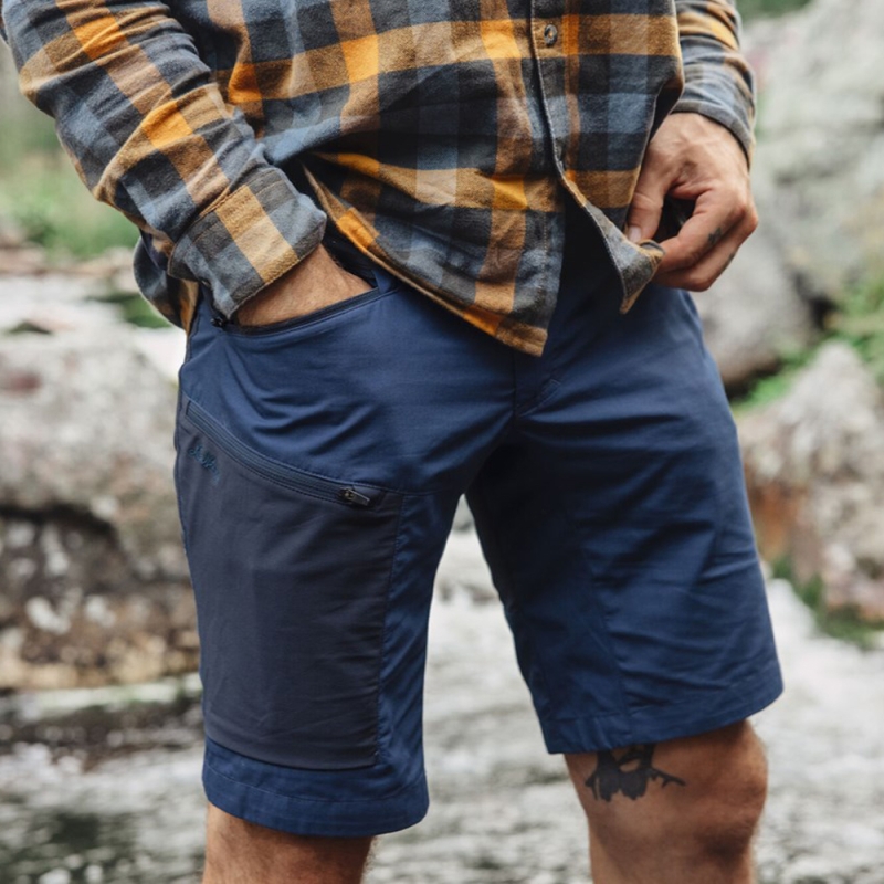 Lundhags Makke Lt Shorts Light Navy/Deep Blue