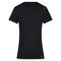 La Sportiva Peaks T-Shirt Women's Black/Cherry Tomato