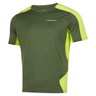 La Sportiva Compass T-Shirt Forest/Lime Punch