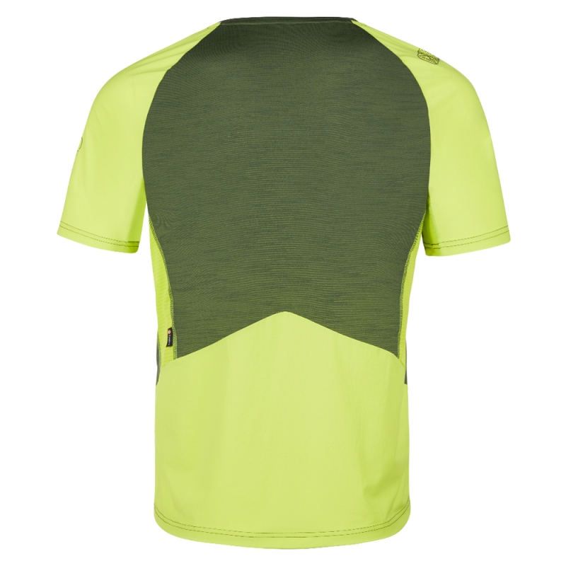 La Sportiva Compass T-Shirt Forest/Lime Punch
