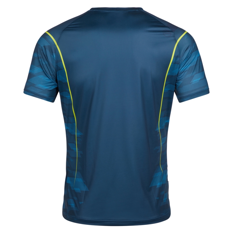 La Sportiva Pacer T-Shirt Storm Blue/Maui