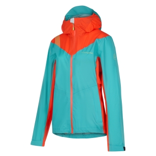 La Sportiva Discover Jacket Women's Lagoon/Cherry Tomato