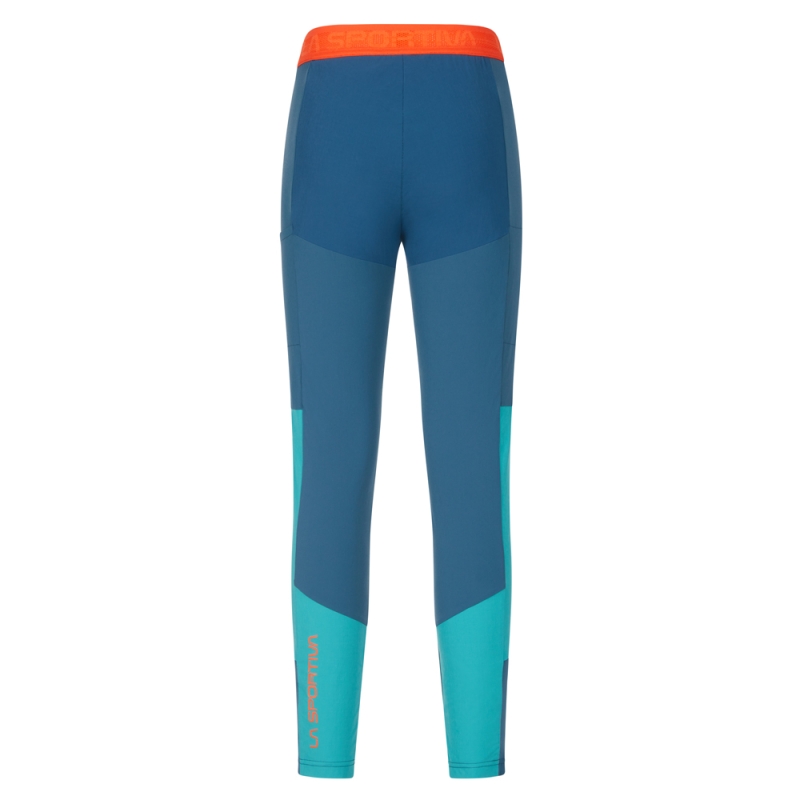 La Sportiva Camino Tight Pant Women's Storm Blue/Lagoon