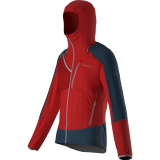 La Sportiva Aequilibrium Softshell Jkt Poppy/Storm Blue