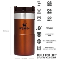 Stanley The NeverLeak Travel Mug 0,25L Maple