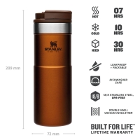 Stanley The NeverLeak Travel Mug 0,47L Maple
