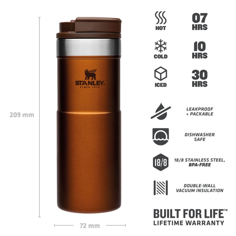 Stanley The NeverLeak Travel Mug 0,47L Maple