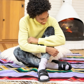 Chaco Chillos Slide Woman's Black