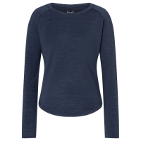 Super Natural Essential Crew Women's Blue Iris Melange
