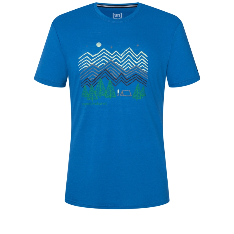 Super Natural Camping Nights Tee High Tide/Various