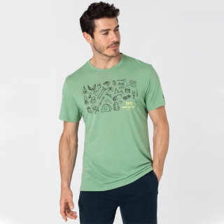 Super Natural Don't Get Lost Tee Loden Frost/Jet Black/Goldfinc