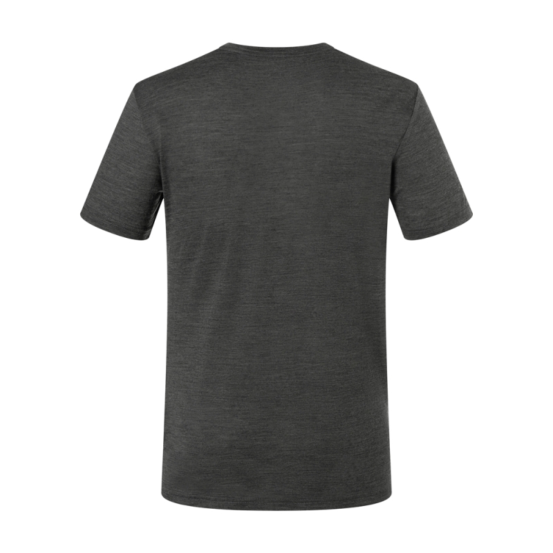 Super Natural Contour Tee Pirate Grey Melange/Goldfinch