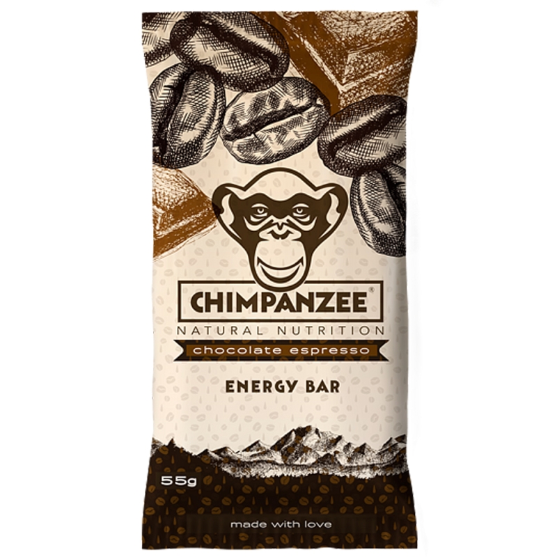 Chimpanzee Energy Bar Chocolate Espresso 