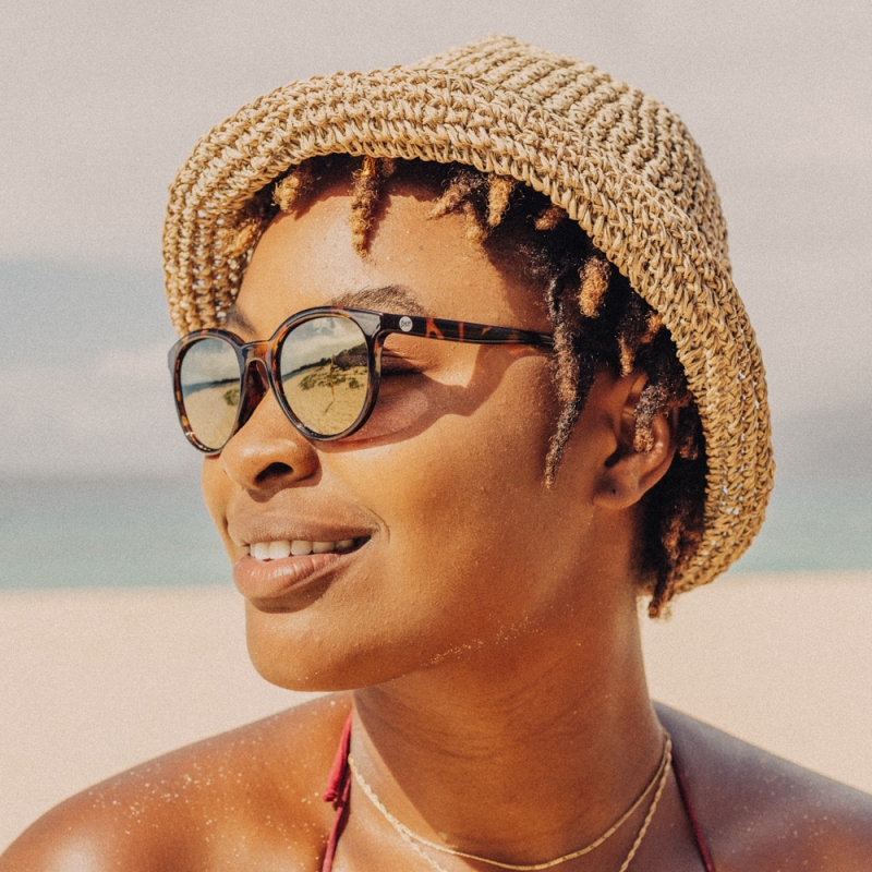 Sunski Makani Tortoise Flash Gold