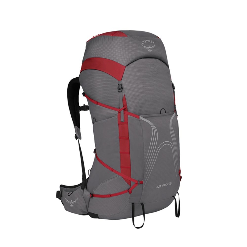 Osprey Eja Pro 55 Woman's XS/S Dale Grey/Poinsettia Red