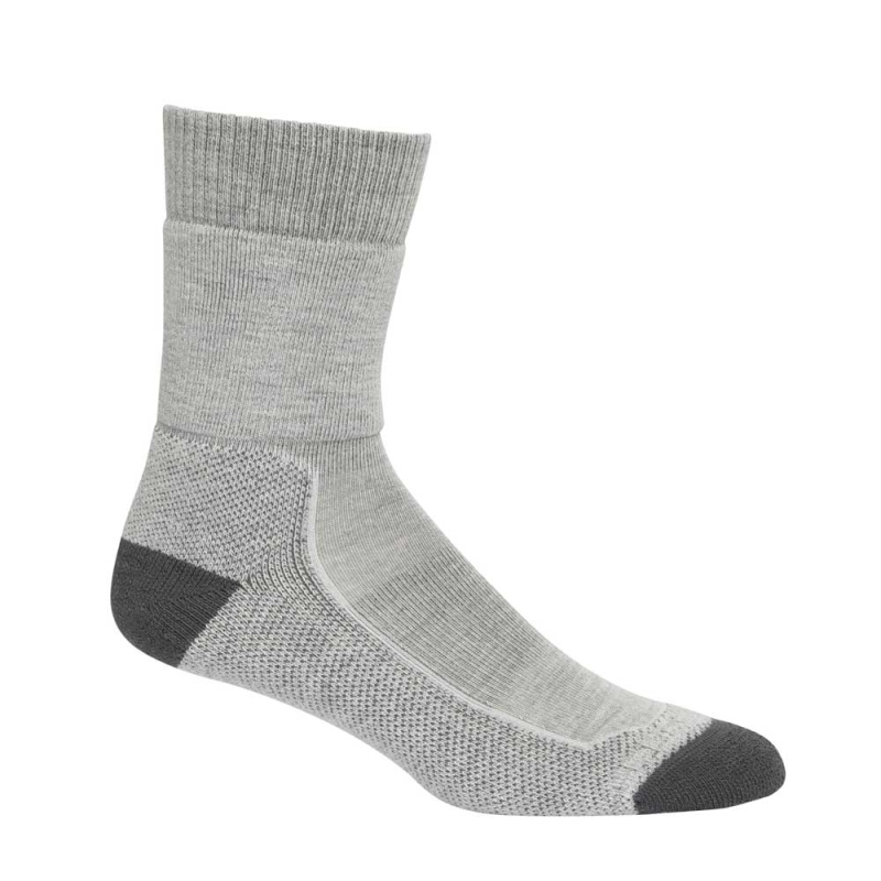 Icebreaker Hike+ Medium Crew Women's Blizzard Hthr
