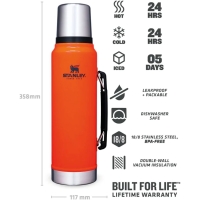 Stanley The Legendary Classic Bottle 1,0L Blaze Orange
