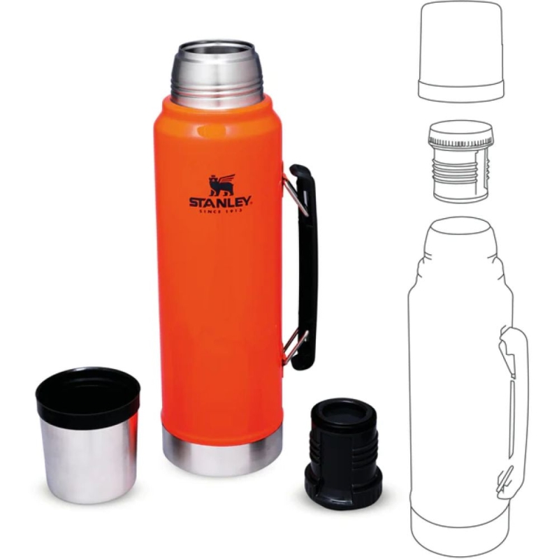 Stanley The Legendary Classic Bottle 1,0L Blaze Orange