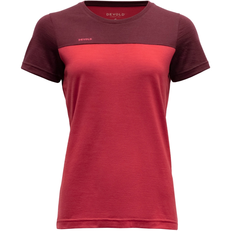 Devold Norang Merino 150 Tee Women's Port/Beauty