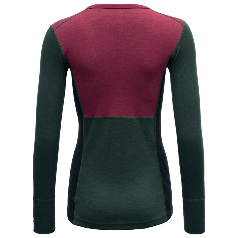 Devold Lauparen Merino 190 T-Shirt Women's Beetroot/Woods/Ink