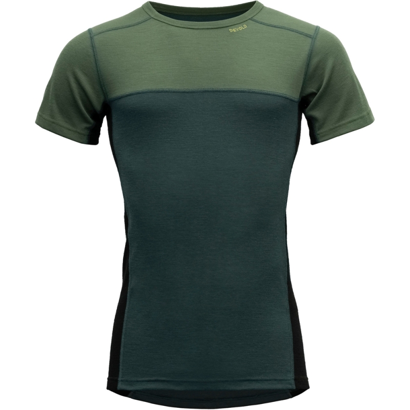 Devold Lauparen Merino 190 T-Shirt Forest/Woods/Black