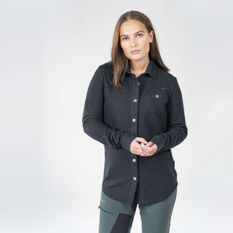 Devold Keipen Merino Shirt Women's Ink
