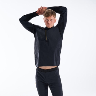 Devold Running Merino Cover Zip Neck Caviar