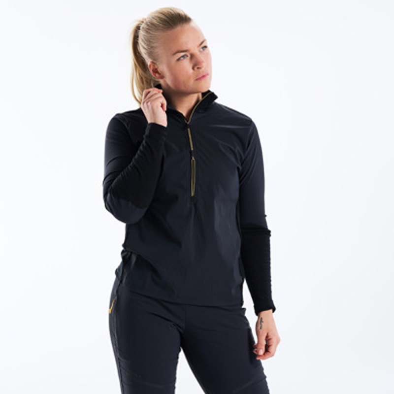 Devold Running Merino Cover Zip Neck Women's Caviar