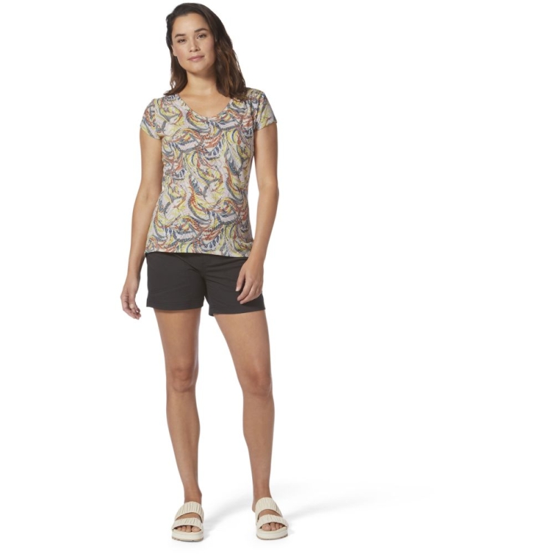 Royal Robbins Featherweight Tee Women's Ivory Caulfield Pt