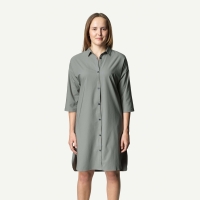Houdini Route Shirt Dress Women's Greyser Grey