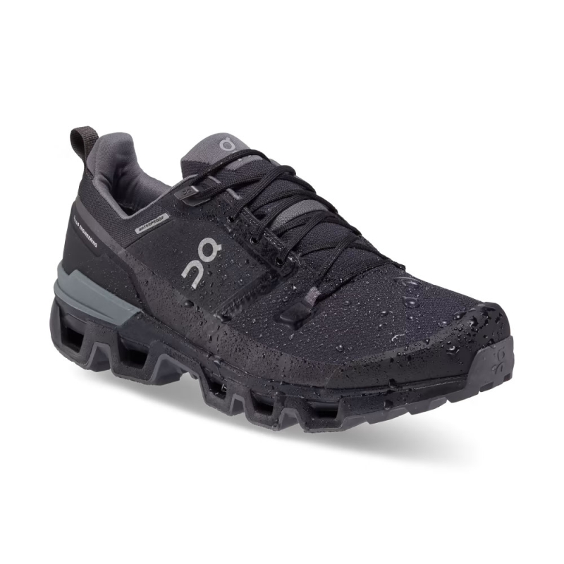 On-running Cloudwander Waterproof Black | Eclipse