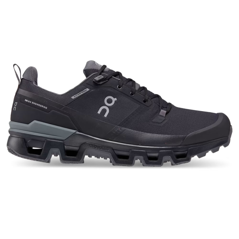On-running Cloudwander Waterproof Black | Eclipse