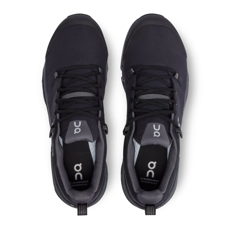 On-running Cloudwander Waterproof Black | Eclipse