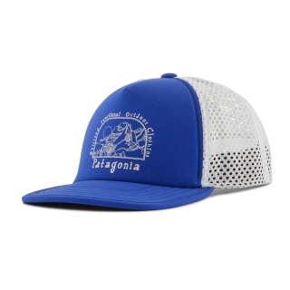 Patagonia Duckbill Trucker Hat LostAndFound Passage Blue