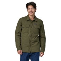 Patagonia Insulated Organic Cotton MW Fjord Flannel Shirt Basin Green