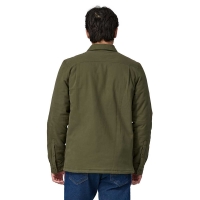 Patagonia Insulated Organic Cotton MW Fjord Flannel Shirt Basin Green