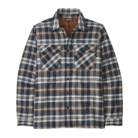 Patagonia Insulated Organic Cotton MW Fjord Flannel Shirt New Navy