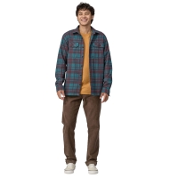 Patagonia Long Sleeve Organic Cotton MW Fjord Flannel Shirt Ice Caps: Belay Blue