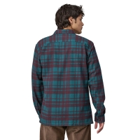 Patagonia Long Sleeve Organic Cotton MW Fjord Flannel Shirt Ice Caps: Belay Blue