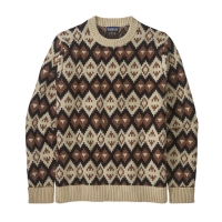 Patagonia Recycled Wool-Blend Sweater Morning Flight: Dark Natural