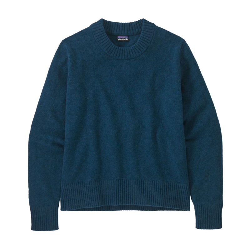 Patagonia Recycled Wool-Blend Crewneck Sweater Women's Sea Song: Natural