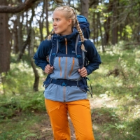 Bergans Cecilie 3L Jacket Women's Misty Sky Blue/Navy Blue