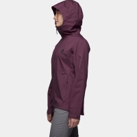 Black Diamond Stormline Stretch Rain Shell Women's Blackberry
