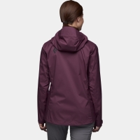 Black Diamond Stormline Stretch Rain Shell Women's Blackberry