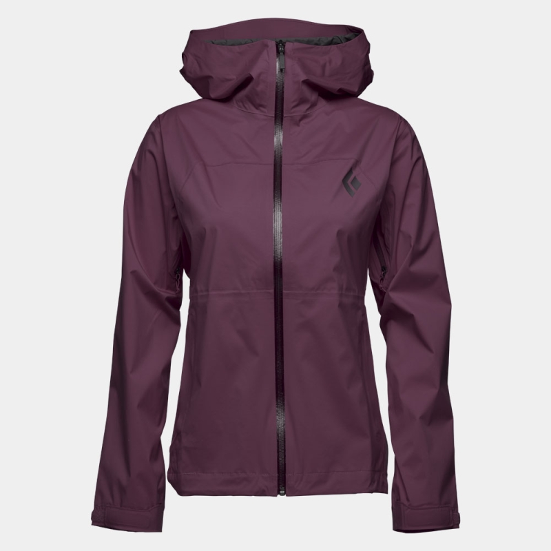Black Diamond Stormline Stretch Rain Shell Women's Blackberry