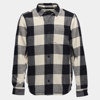 Black Diamond Project Lined Flannel Black-Off White Plaid