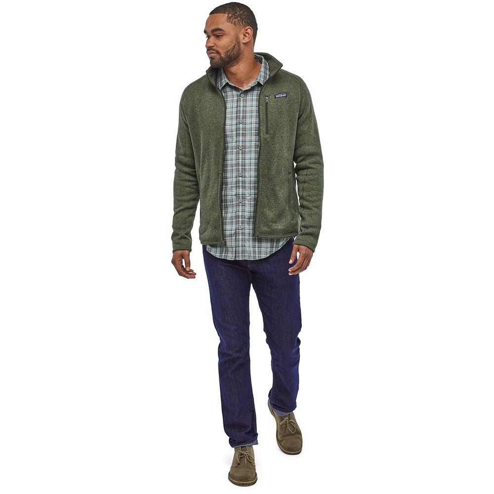 Patagonia Better Sweater Jacket Industrial Green 25528-INDG fleeces en truien online bestellen bij Kathmandu Outdoor & Travel