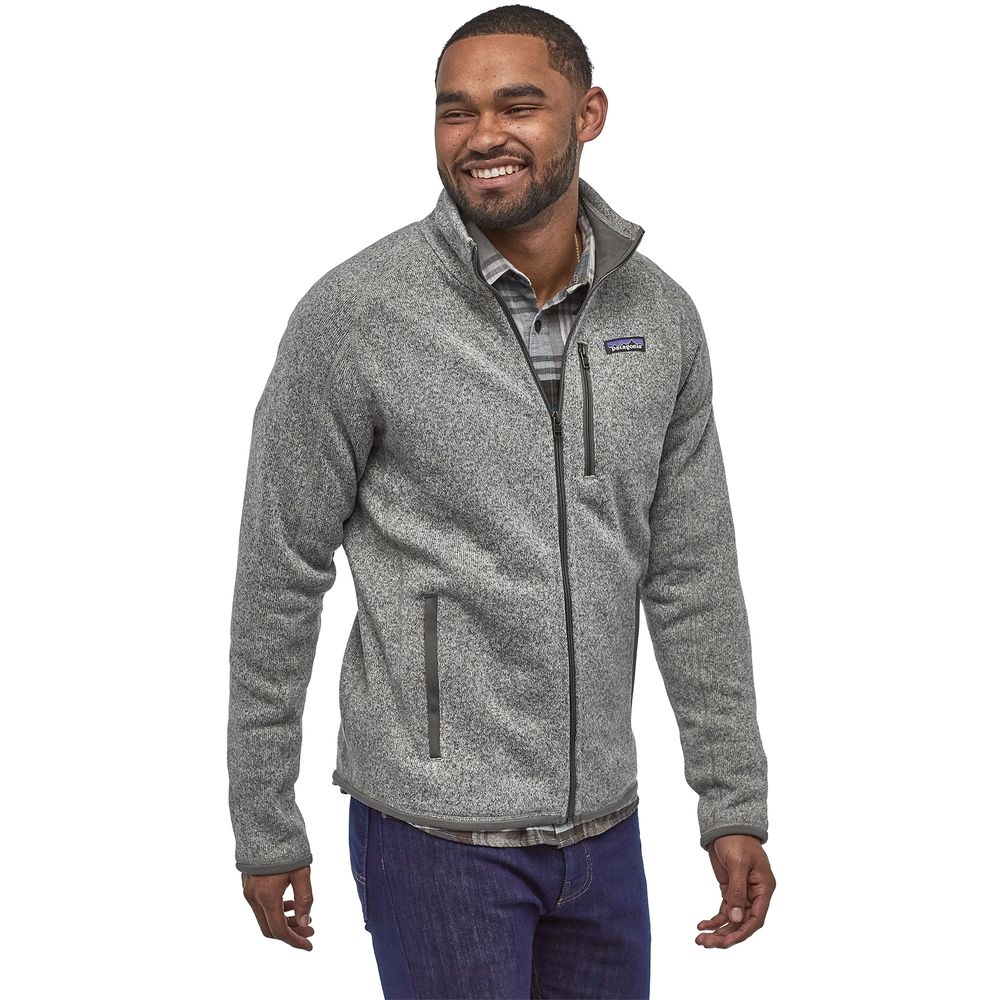 Patagonia Better Sweater Jacket Stonewash 25528-STH fleeces en truien online bestellen bij Kathmandu Outdoor & Travel
