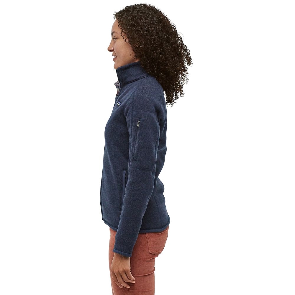 Patagonia Better Sweater Jacket Women's New Navy 25543-NENA fleeces en truien online bestellen bij Kathmandu Outdoor & Travel