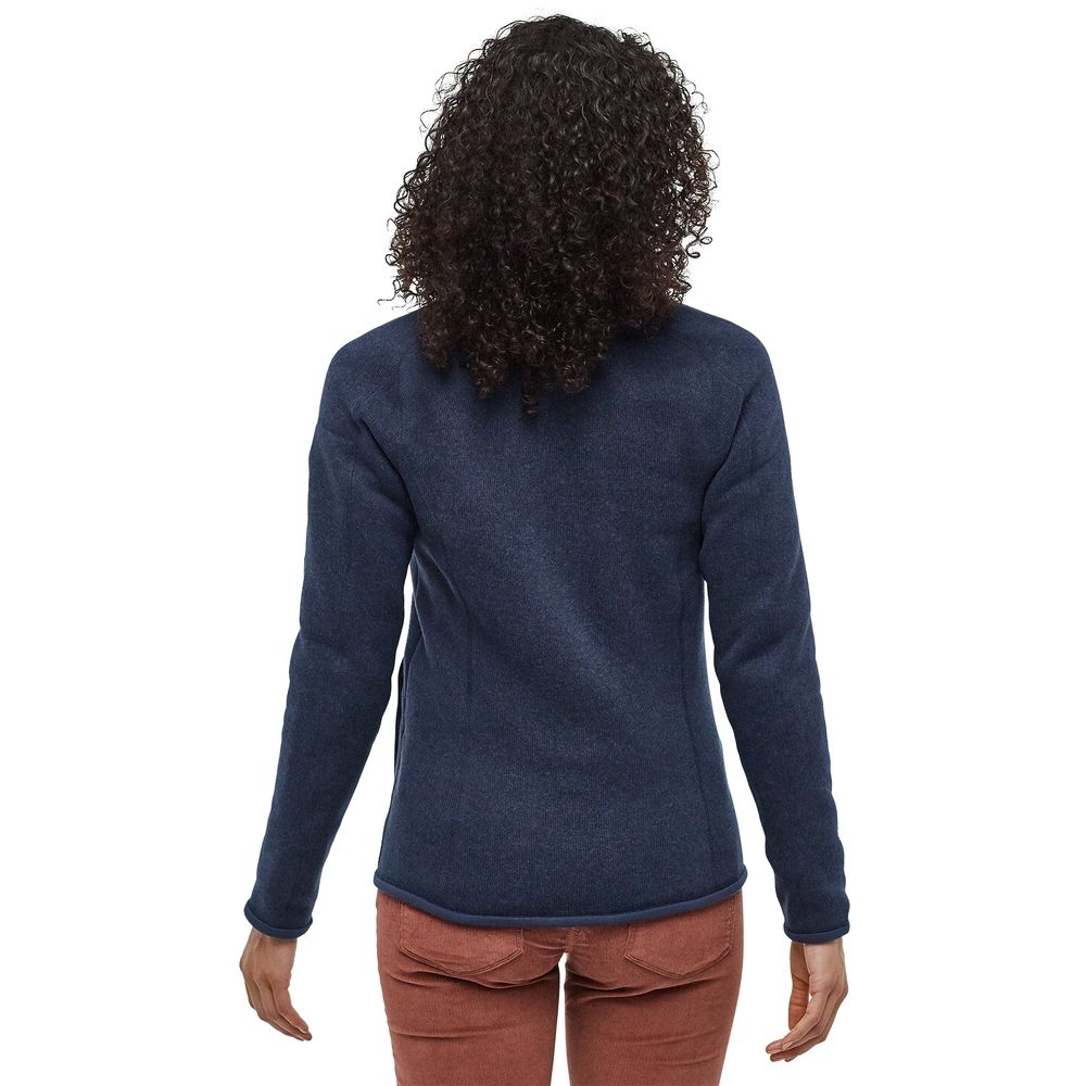 Patagonia Better Sweater Jacket Women's New Navy 25543-NENA fleeces en truien online bestellen bij Kathmandu Outdoor & Travel